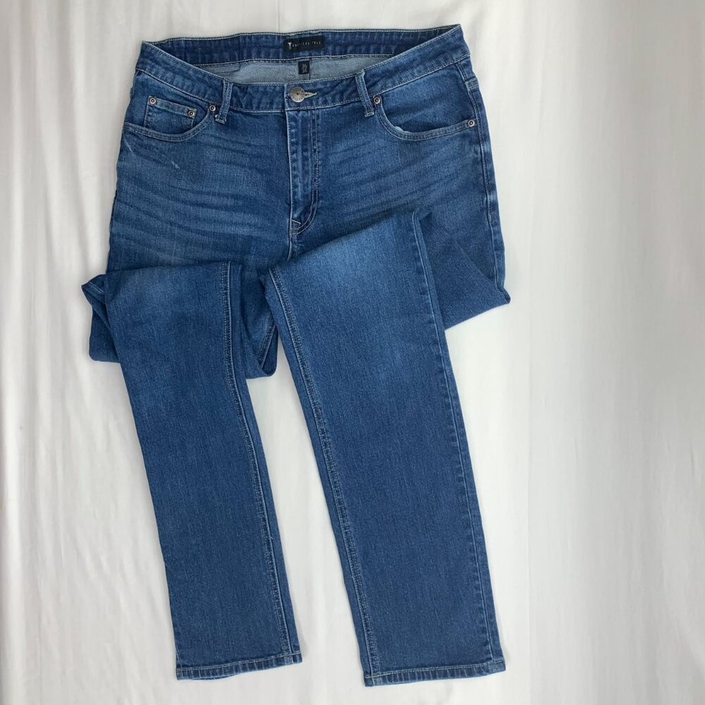 American Tall Carman Tapered Fit Jeans Mens Size 38x36 Blue